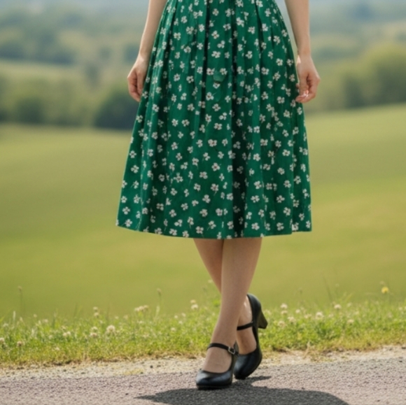 Lanz Vintage 1950's Style Dress - Picture 2 of 15